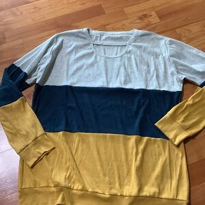 Sweatshirt xxl Mustard Navy